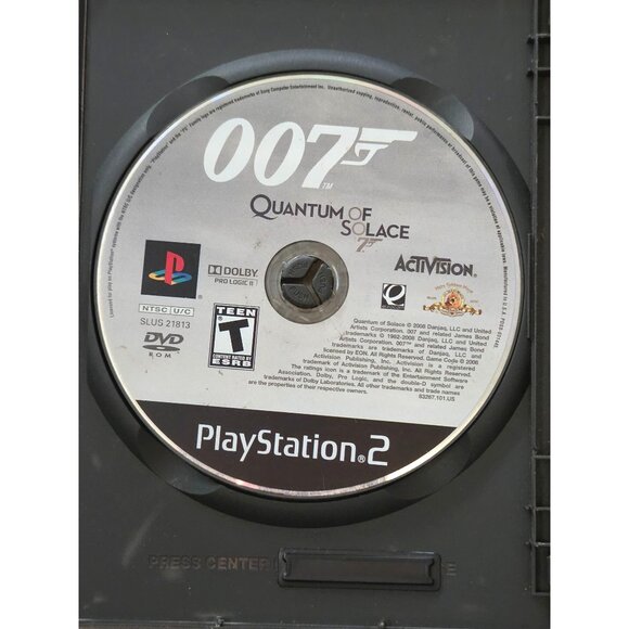 Quantum of Solace 007 (Sony Playstation 2) No Manual Or Original Case - Picture 2 of 4